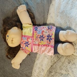 #28 Cabbage Patch Kids Doll 16" w/original clothes.  Very good condition